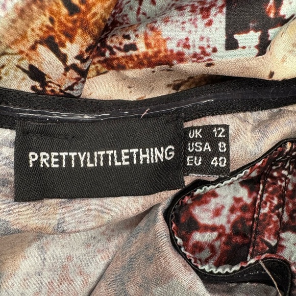 Pretty Little Thing Abstract Print Women's Dress Size 8. B14 - Picture 13 of 16